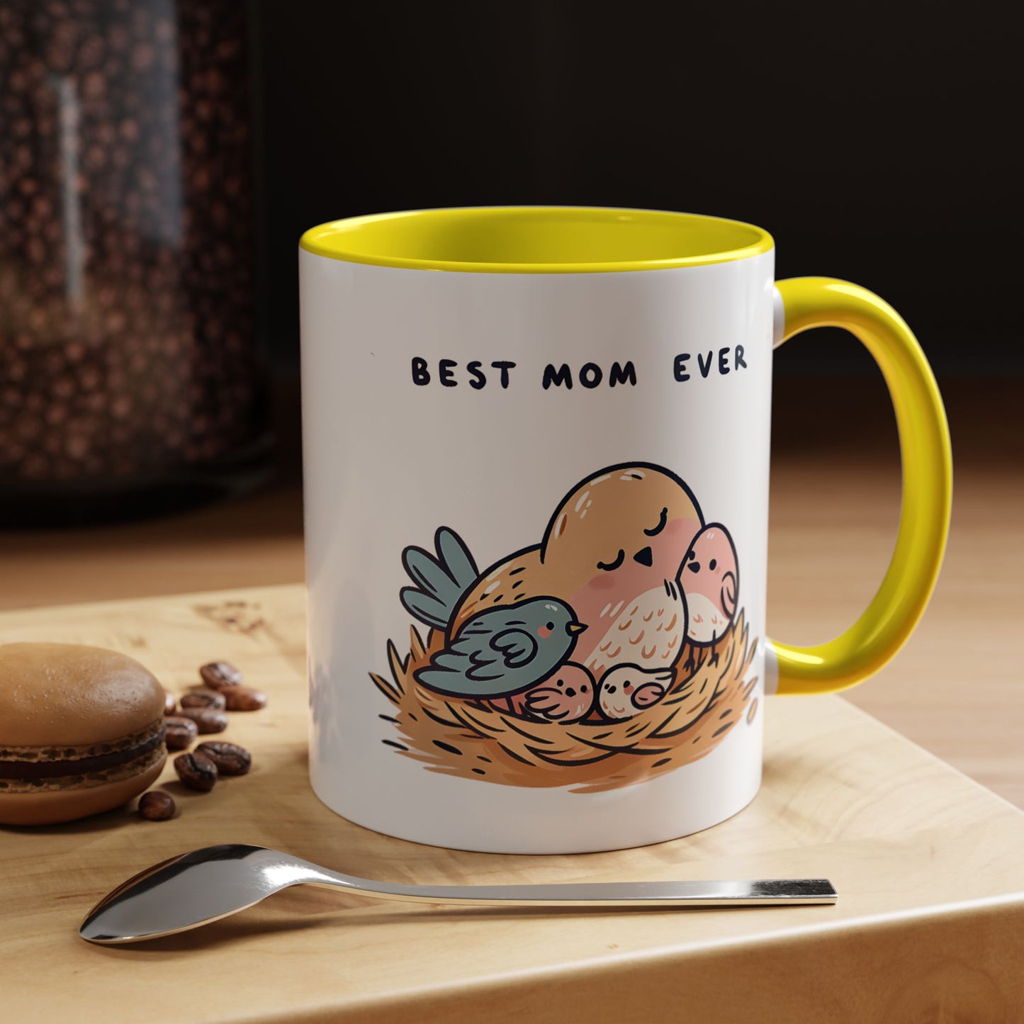 Mother's Day Mug - Best Mom Ever Birds