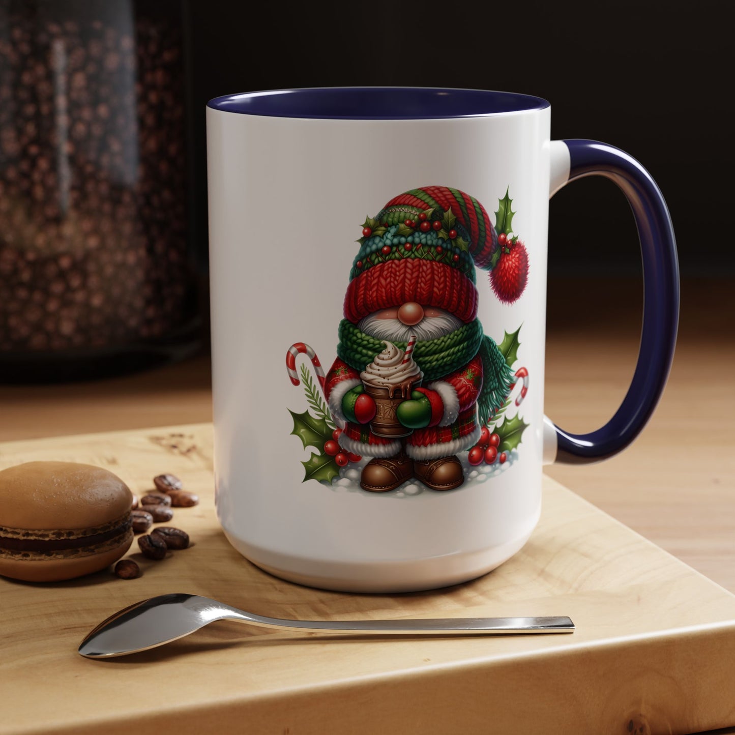 Christmas Mug - Gnome and Hot Chocolate