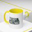 Christmas Mug - Merry Christmas White & Black Text Tree