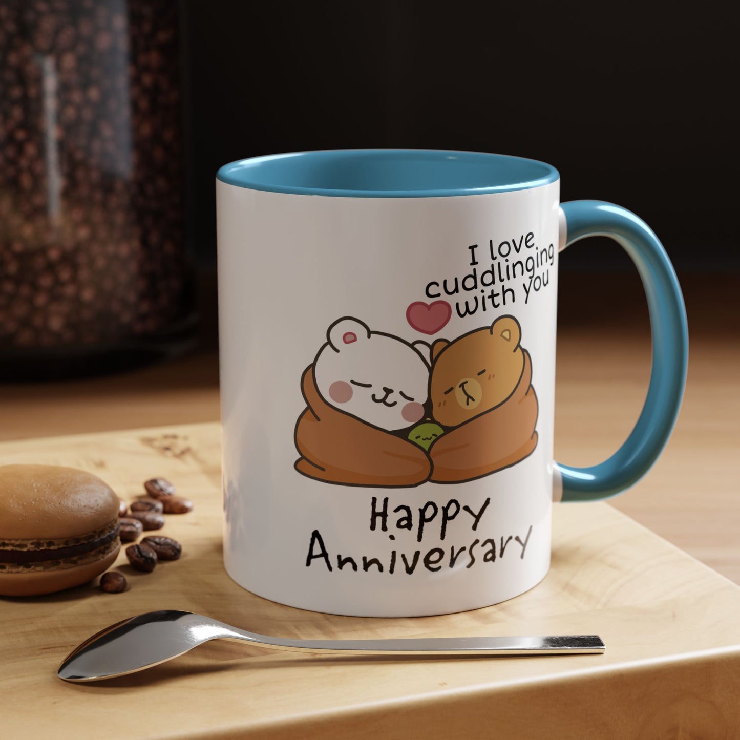 Anniversary Mug - I Love Cuddling With You