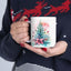 Christmas Mug - Christmas Tree and Mistletoe