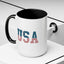 4th of July Mug - USA American Flag