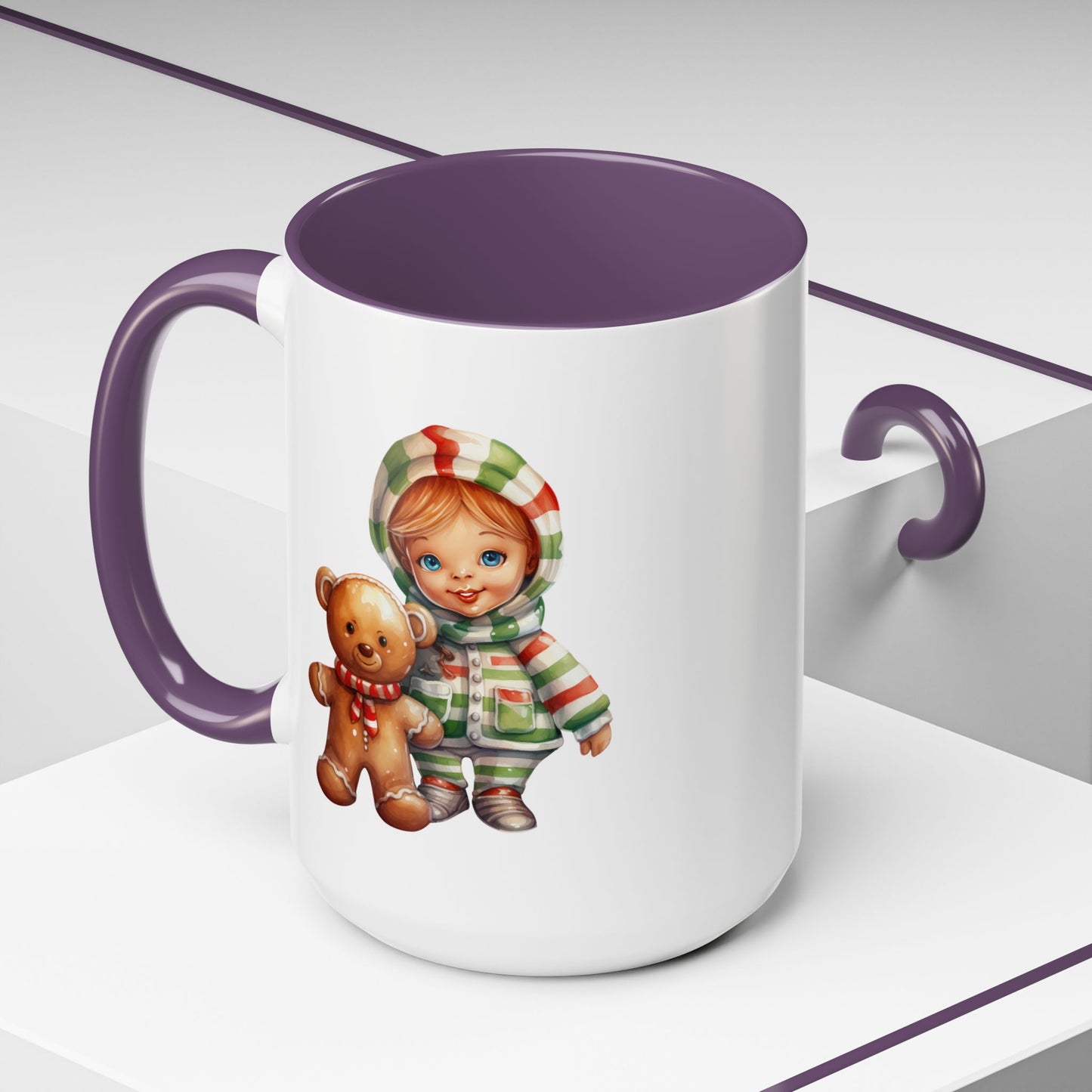 Christmas Mug - Gingerbread Man & Girl