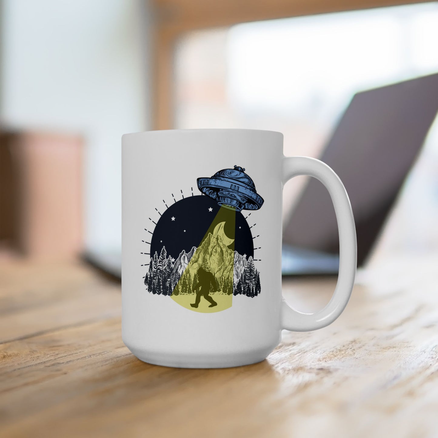 Alien Mug - Bigfoot Ufo