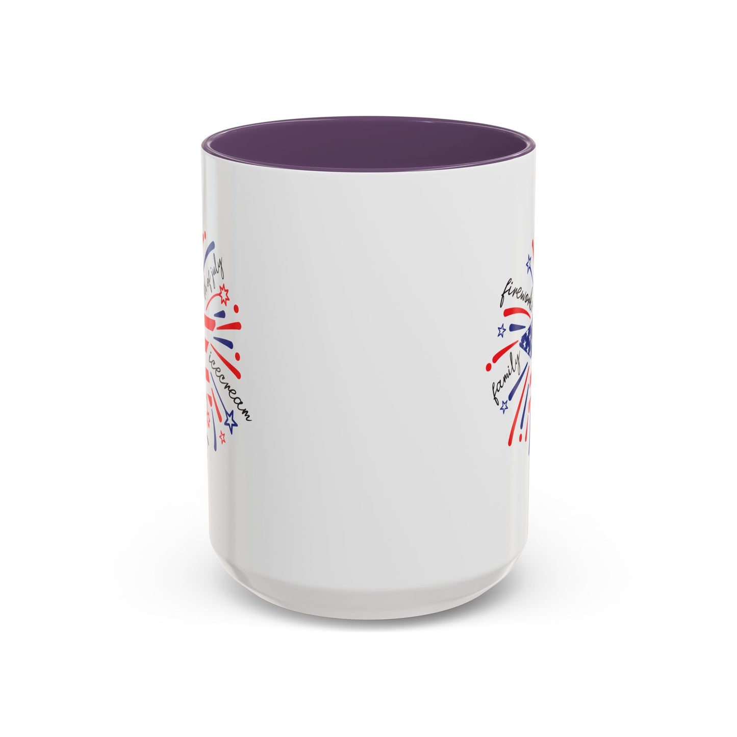 4th of July Mug - Star Flag Fireworks