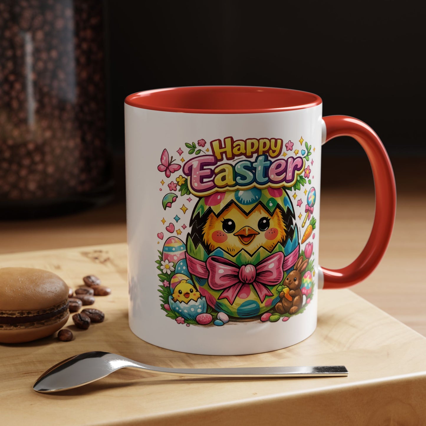 Easter Mug - Happy Easter Chics & Bunny