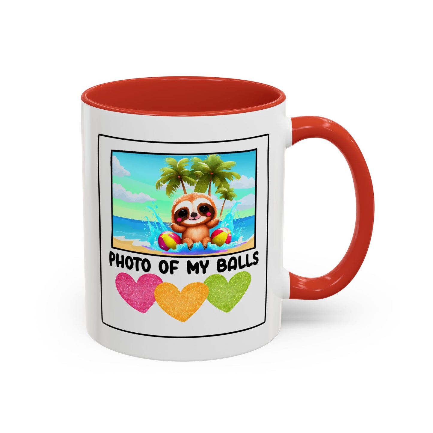 Adult Mug - Photo of My Balls