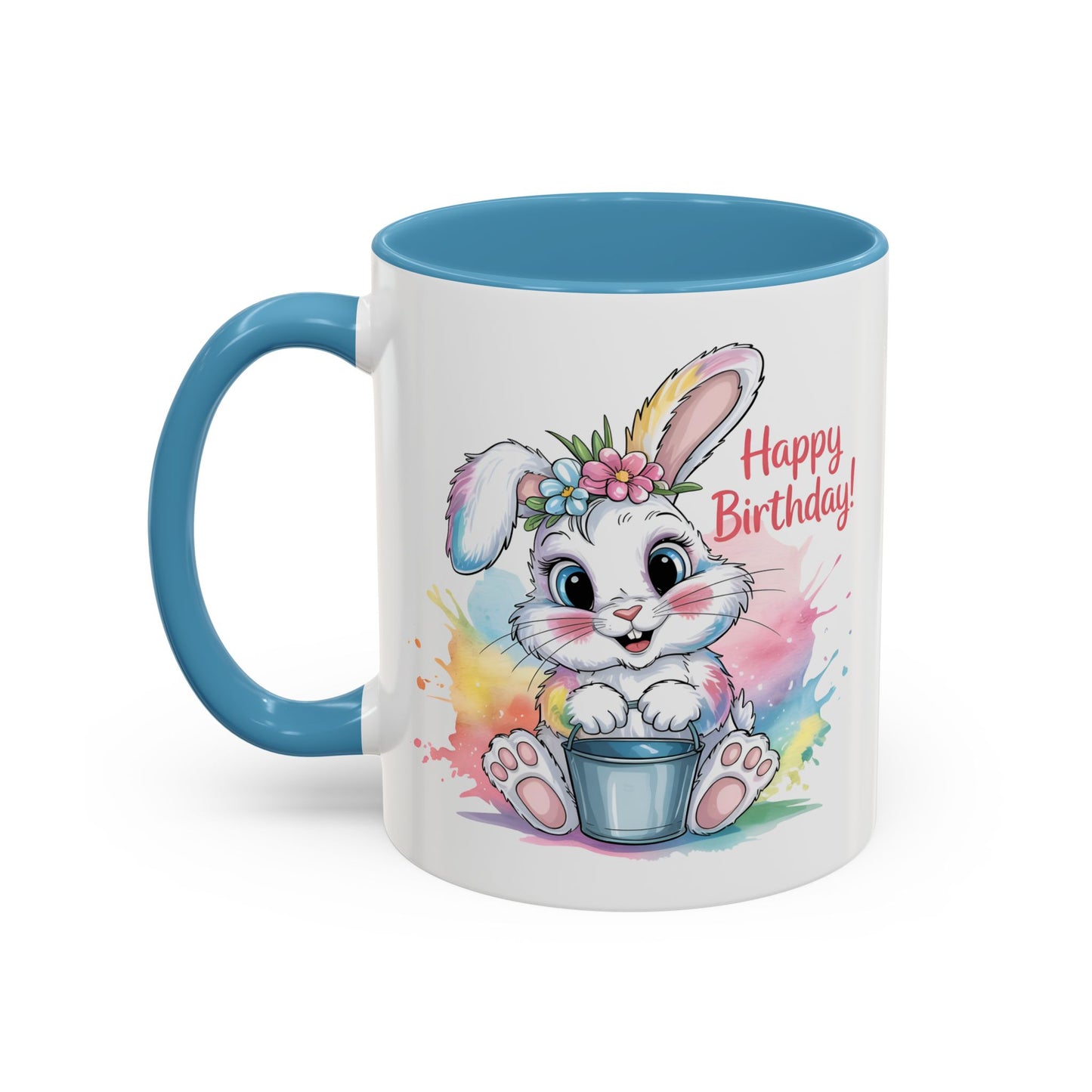 Birthday Mug - Happy Birthday Cute Bunny