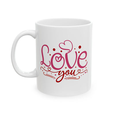 Valentine's Day Mug - Love You Graphic