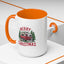 Christmas Mug - Merry Christmas Red & White Camper