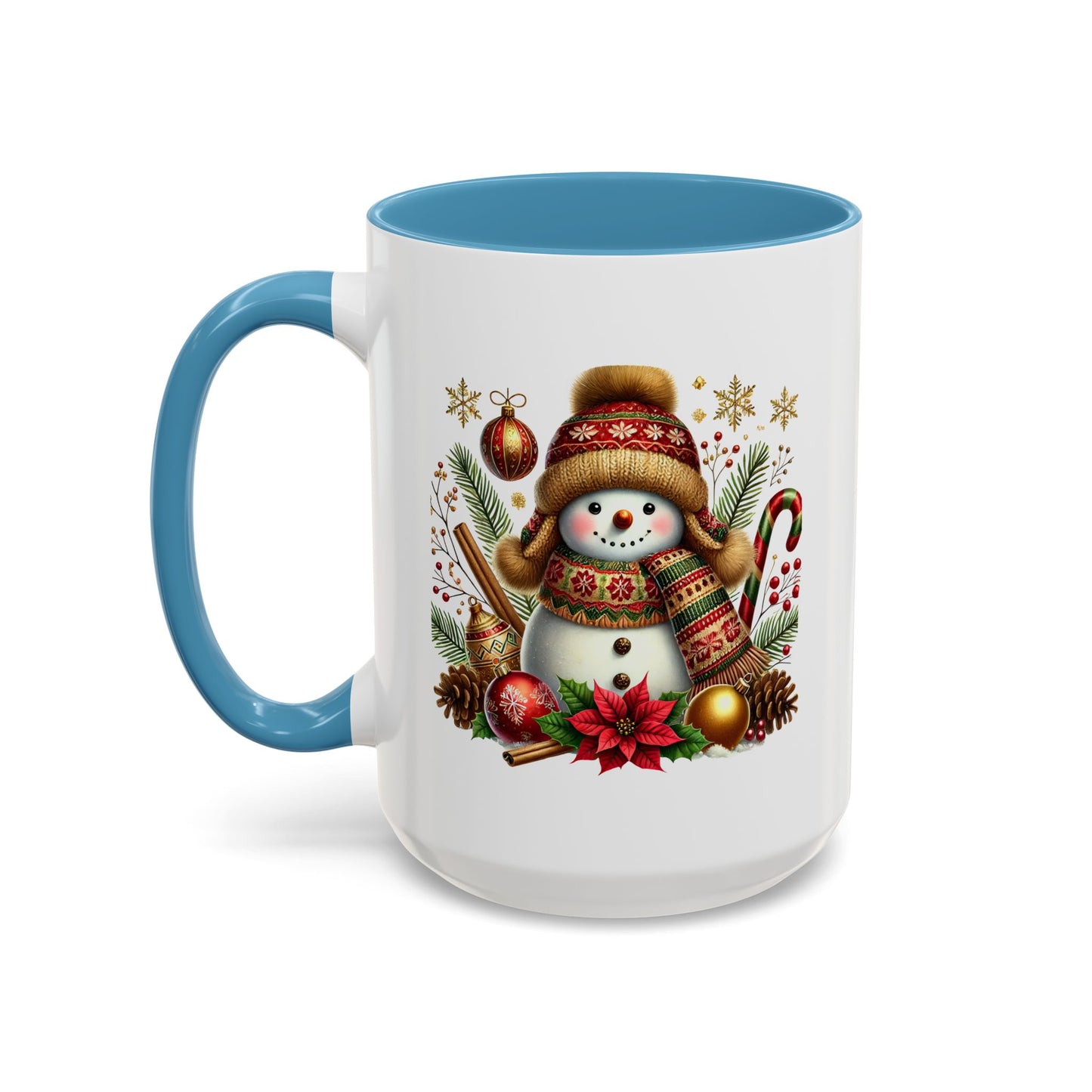 Christmas Mug - Gold Snowman