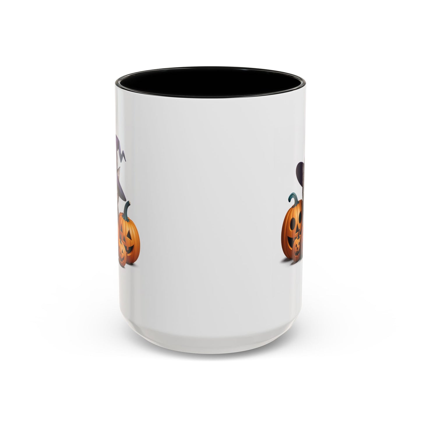 Halloween Mug - Witch Cat Hiding In Pumpkins