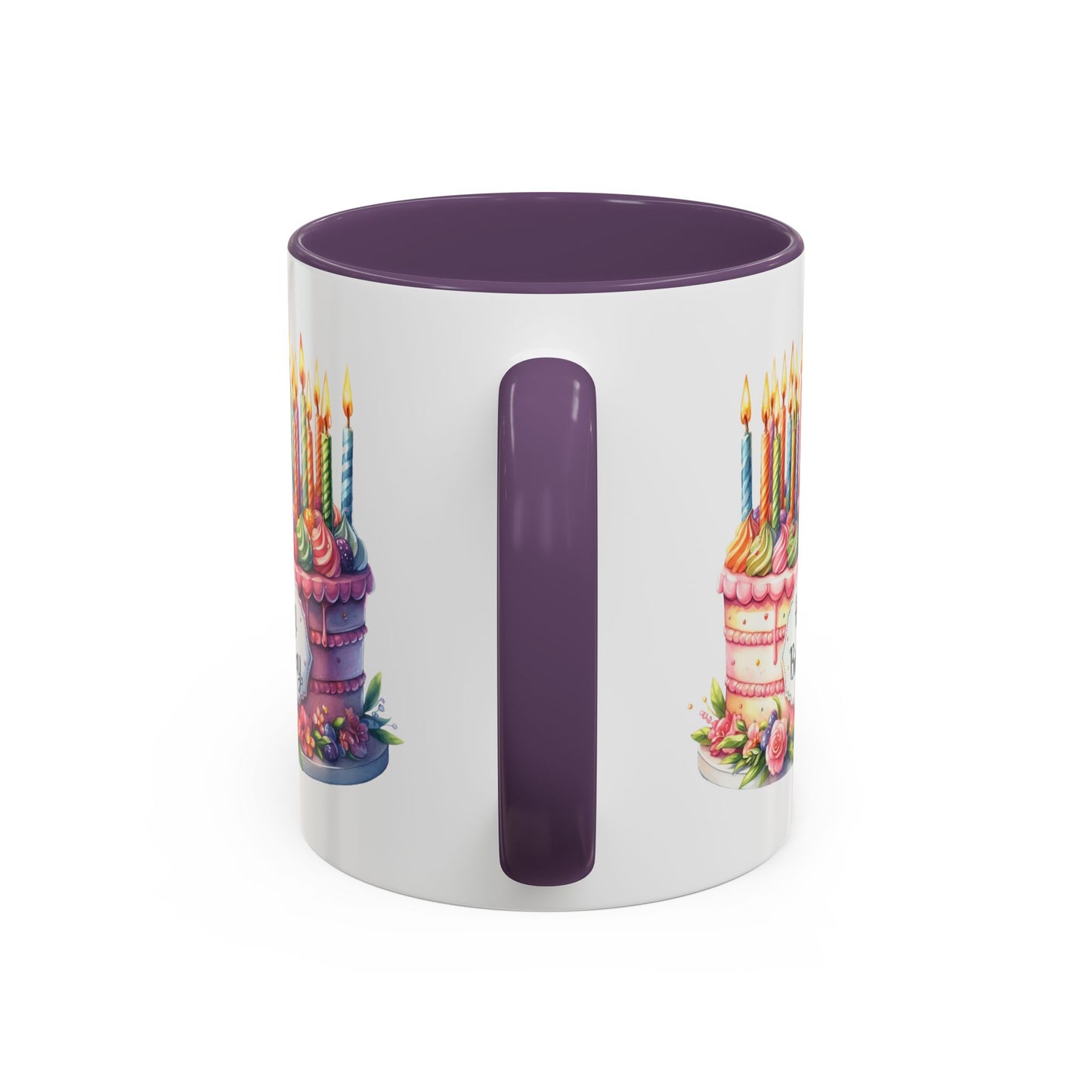Birthday Mug - Happy Birthday Large Cake With...