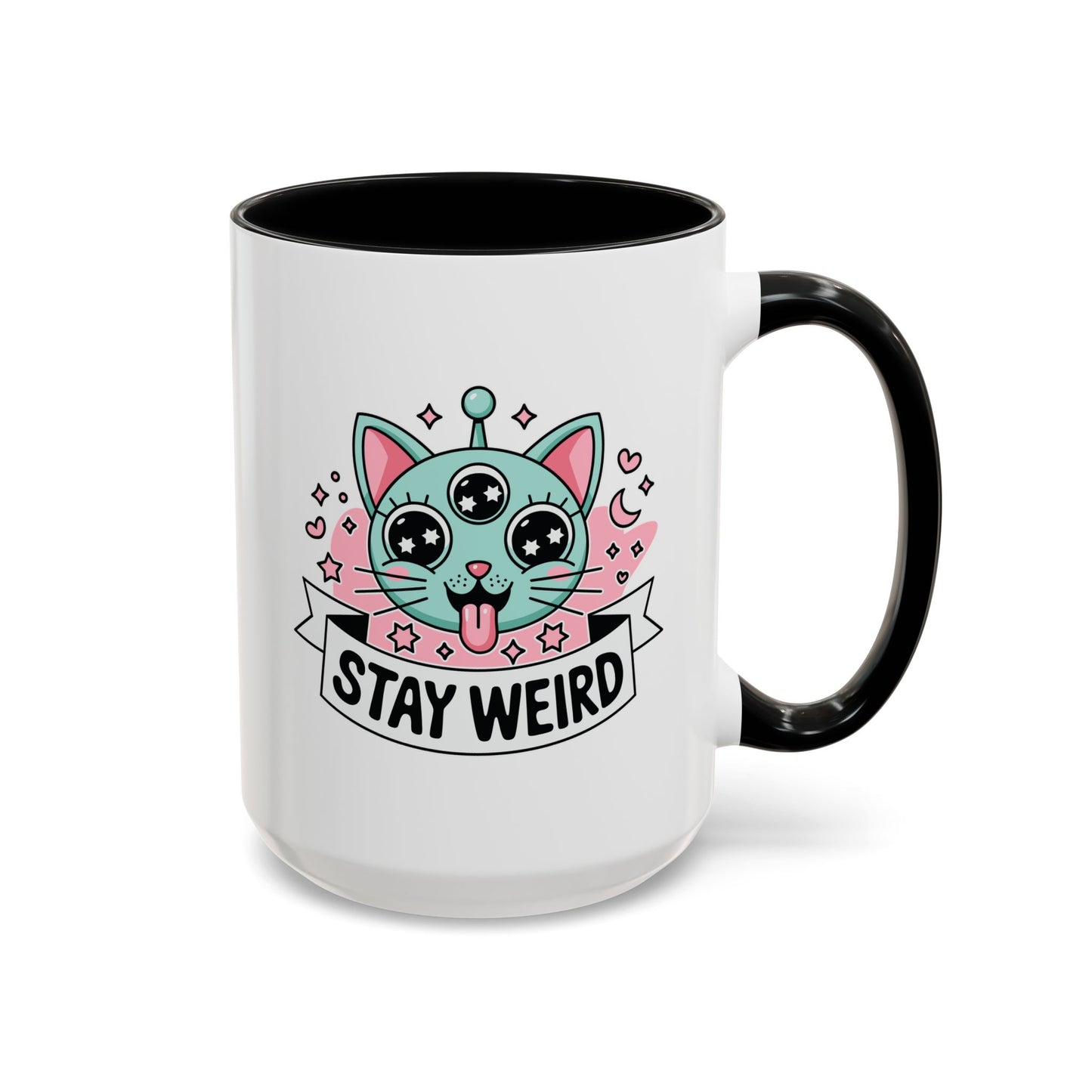 Alien Mug - Stay Weird Alien Cat