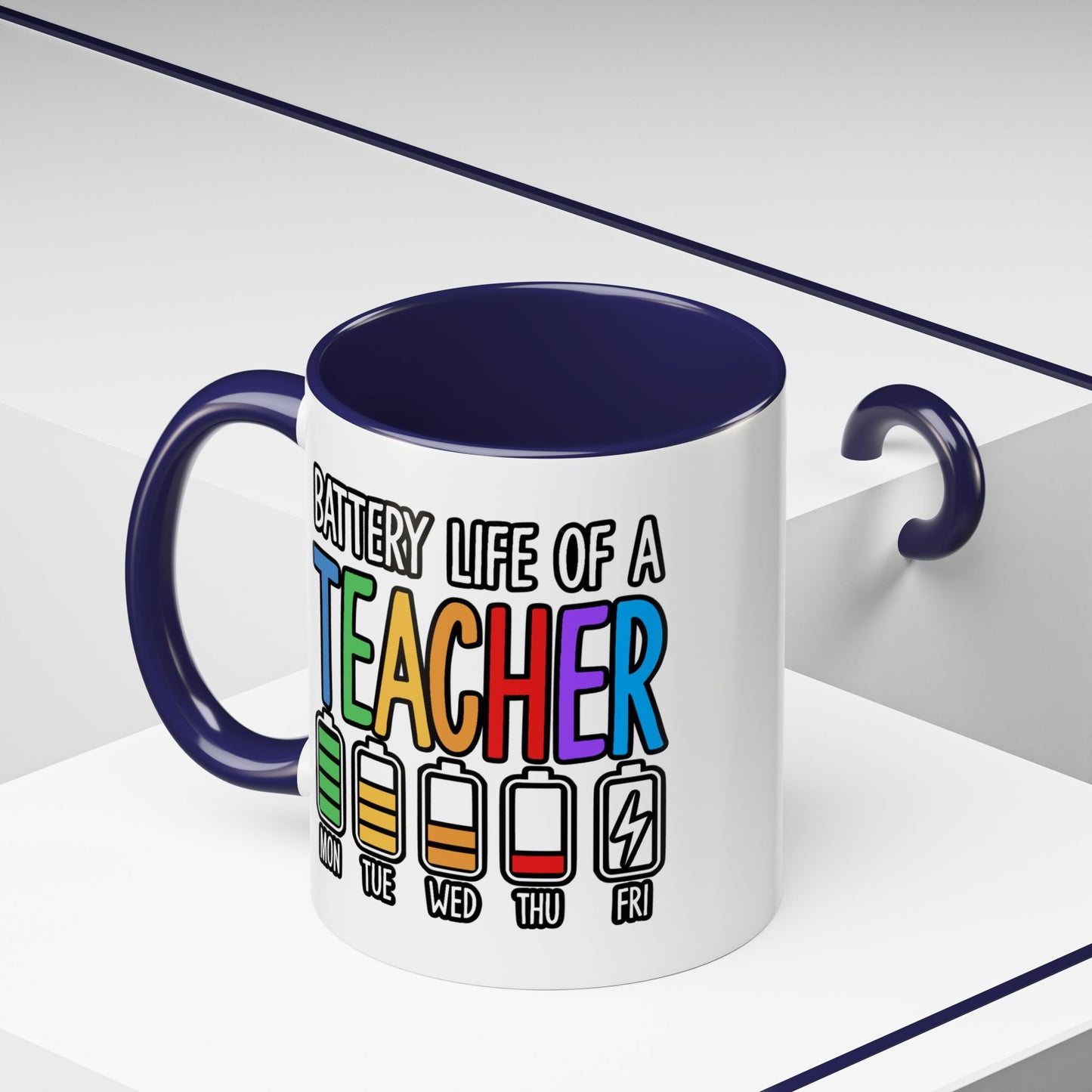 Office Mug - Battery Life of a Teacher