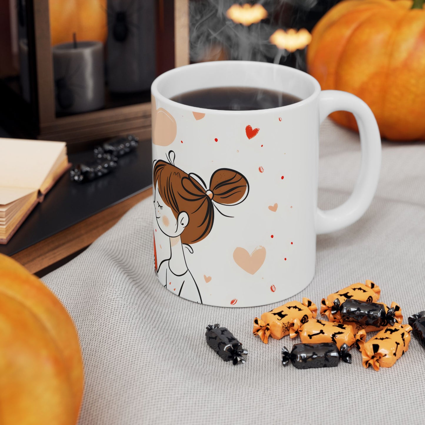 Mother's Day Mug -  Mom & Daughter Heart