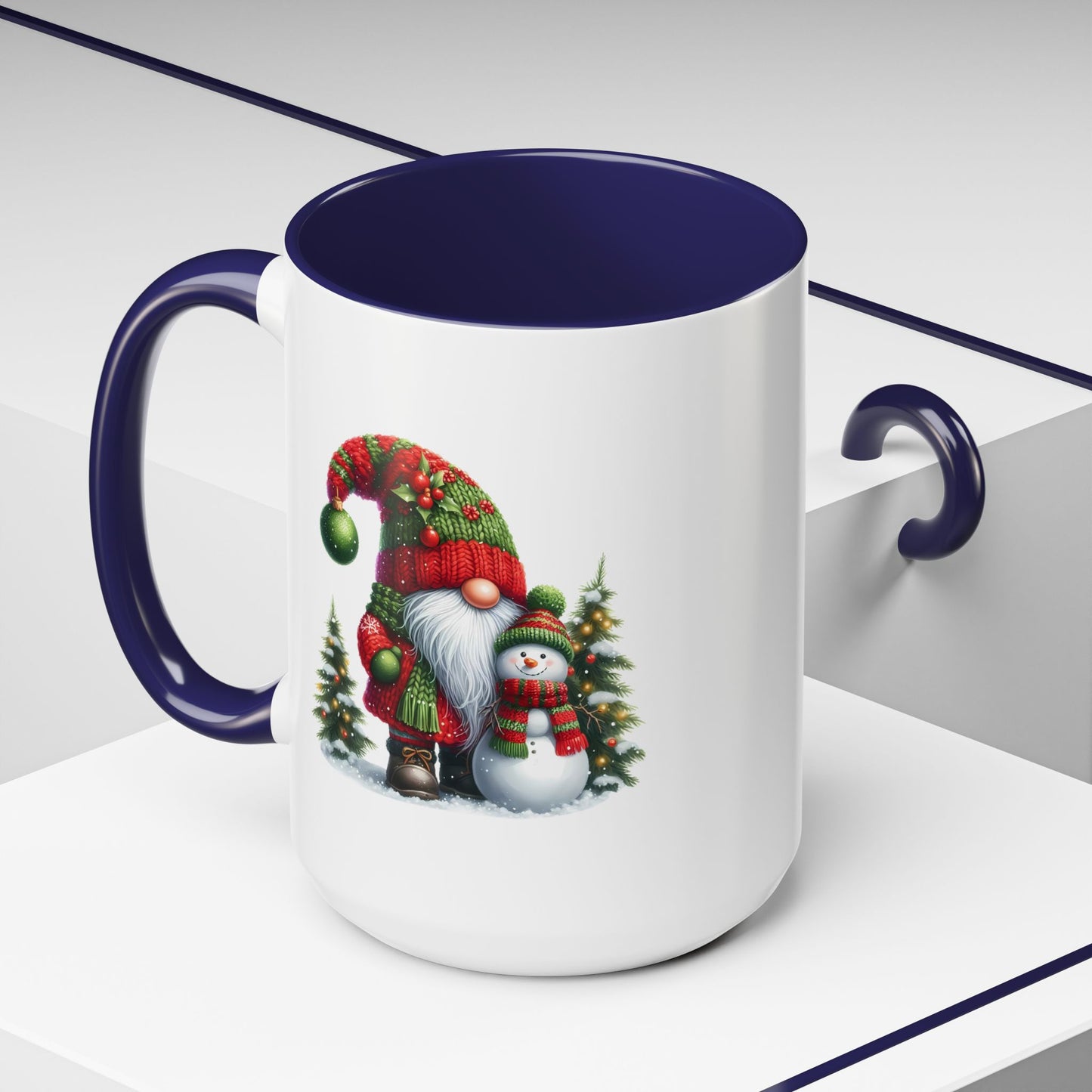 Christmas Mug - Gnome and Snowman