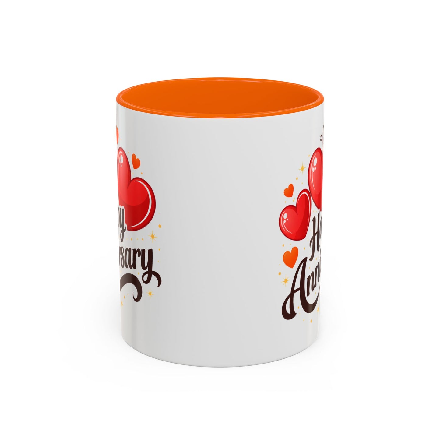 Anniversary Mug - Happy Anniversary Hearts
