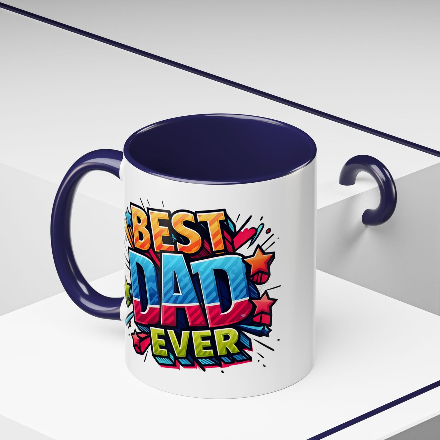 Father's Day Mug - Best Dad Ever Comic