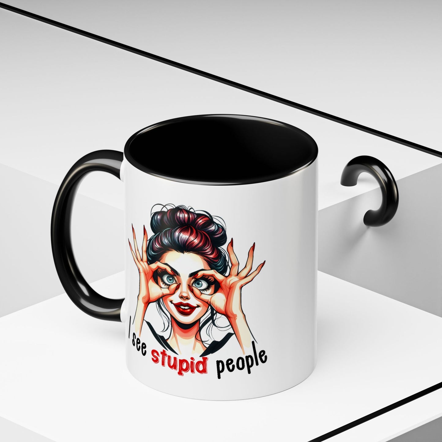 Adult Mug - I See Stupid People