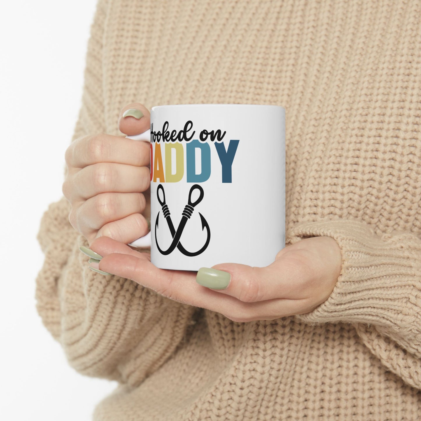Father's Day Mug - Hooked On Daddy