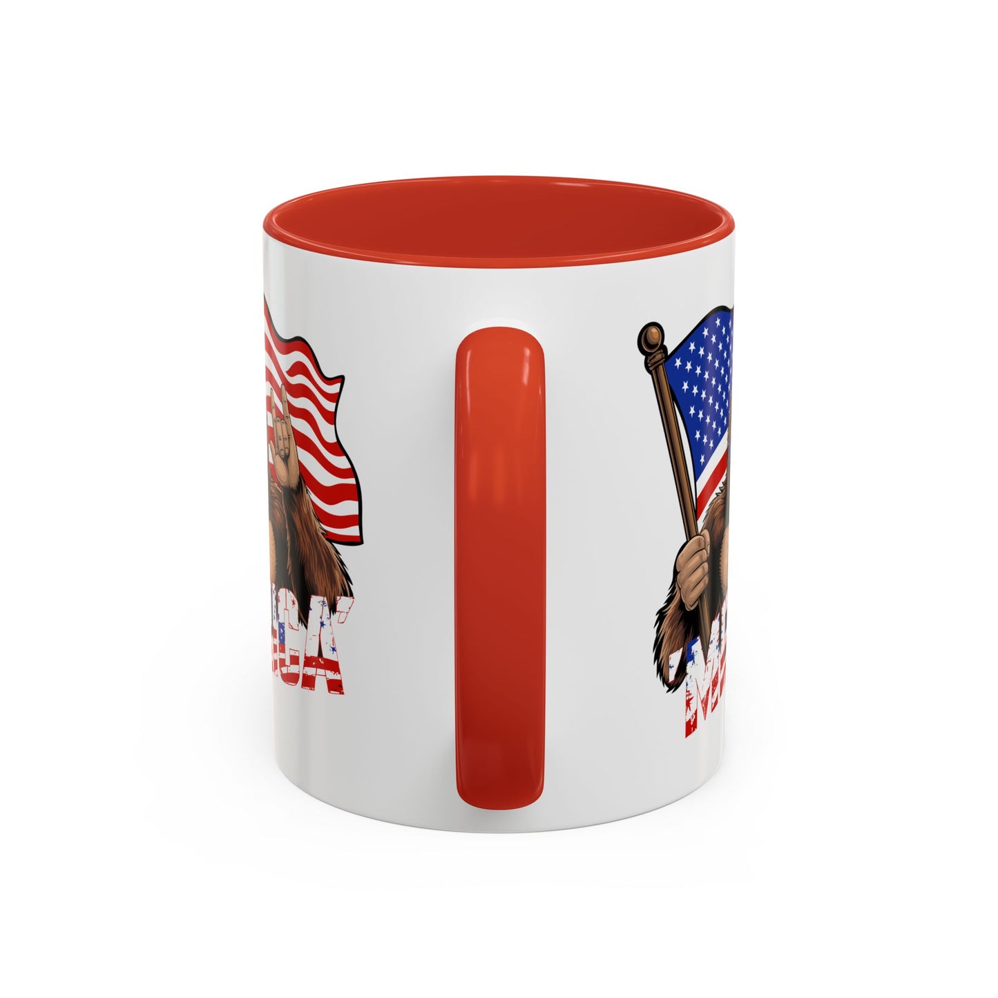 4th of July Mug - Bigfoot USA Flag