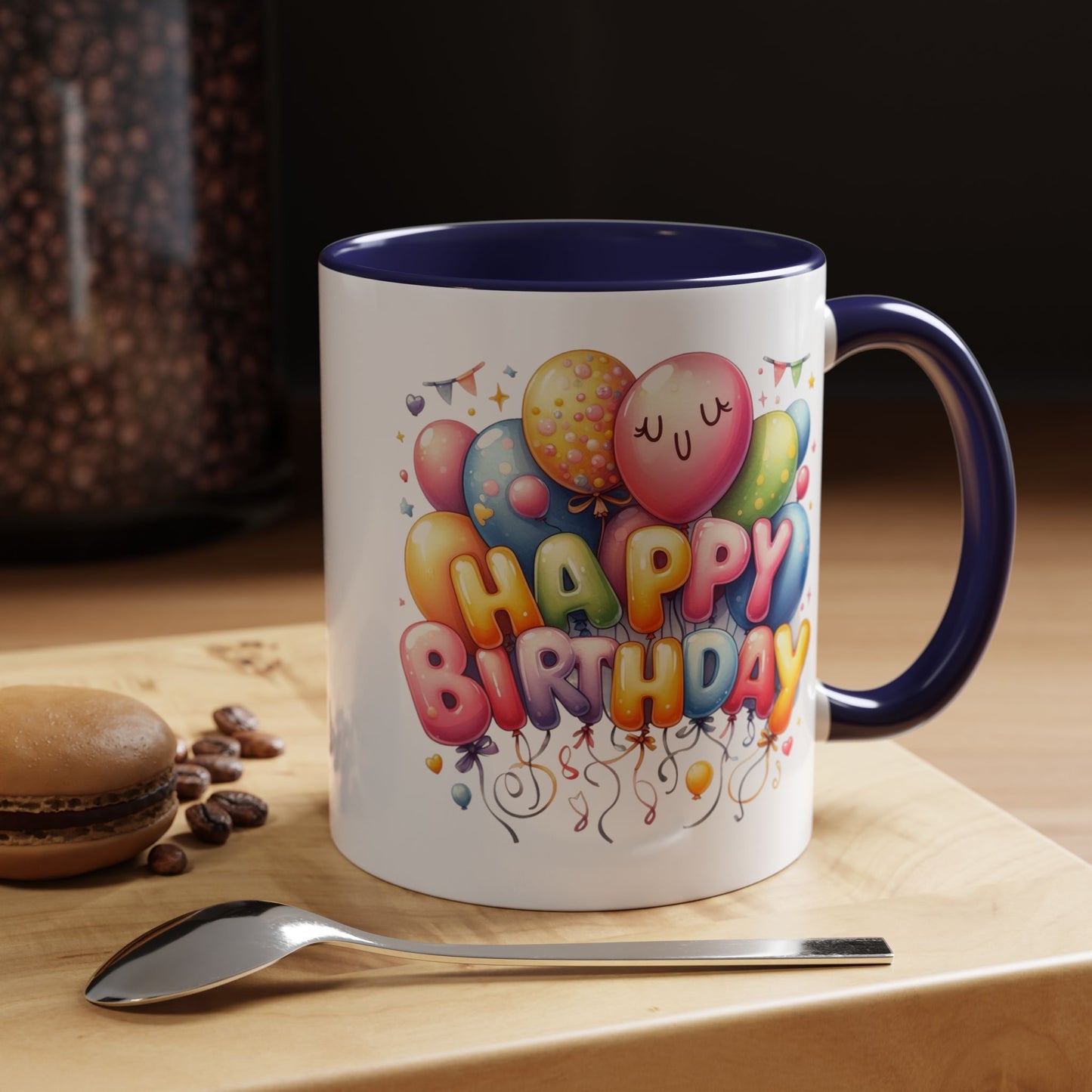 Birthday Mug - Happy Birthday Cute Balloon