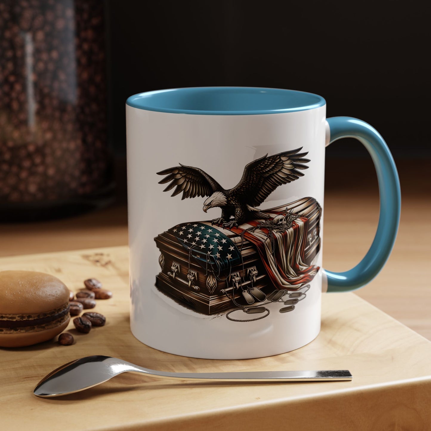4th of July Mug - American Bald Eagle Fallen Soldier