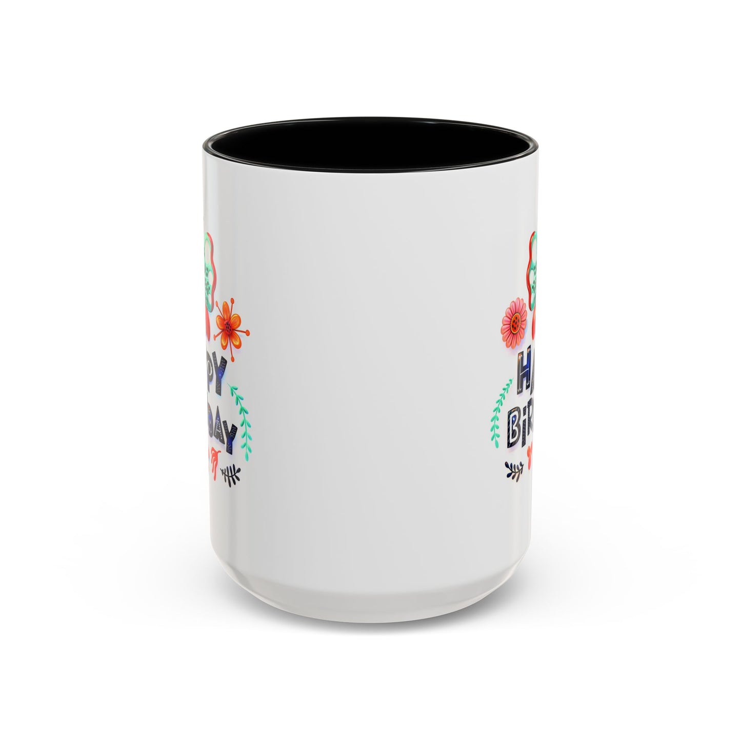 Birthday Mug - Butterfly Flowers