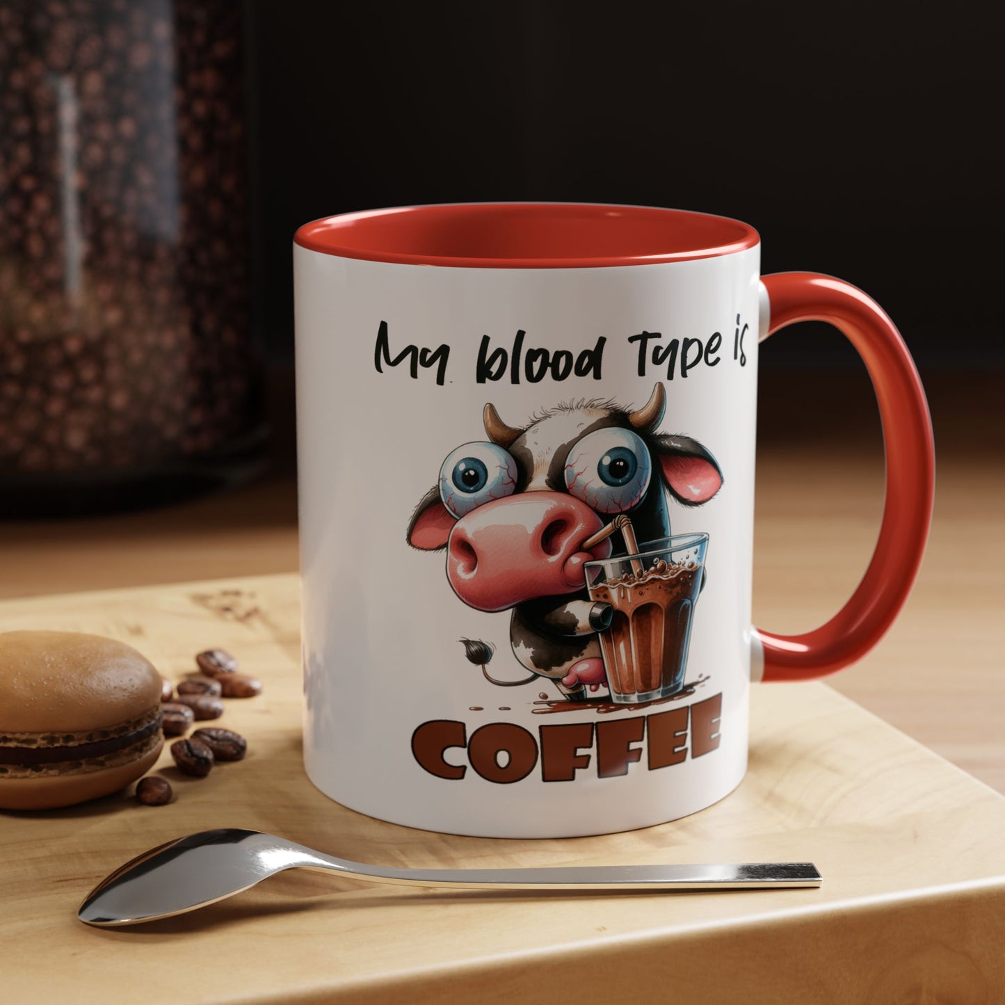Humor Mug - My Blood Type is Coffee