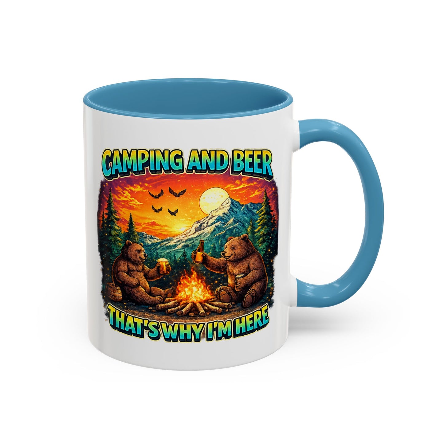 Humor Mug - Camping and Beer