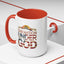 4th of July Mug - One Nation Under God Cross Flag