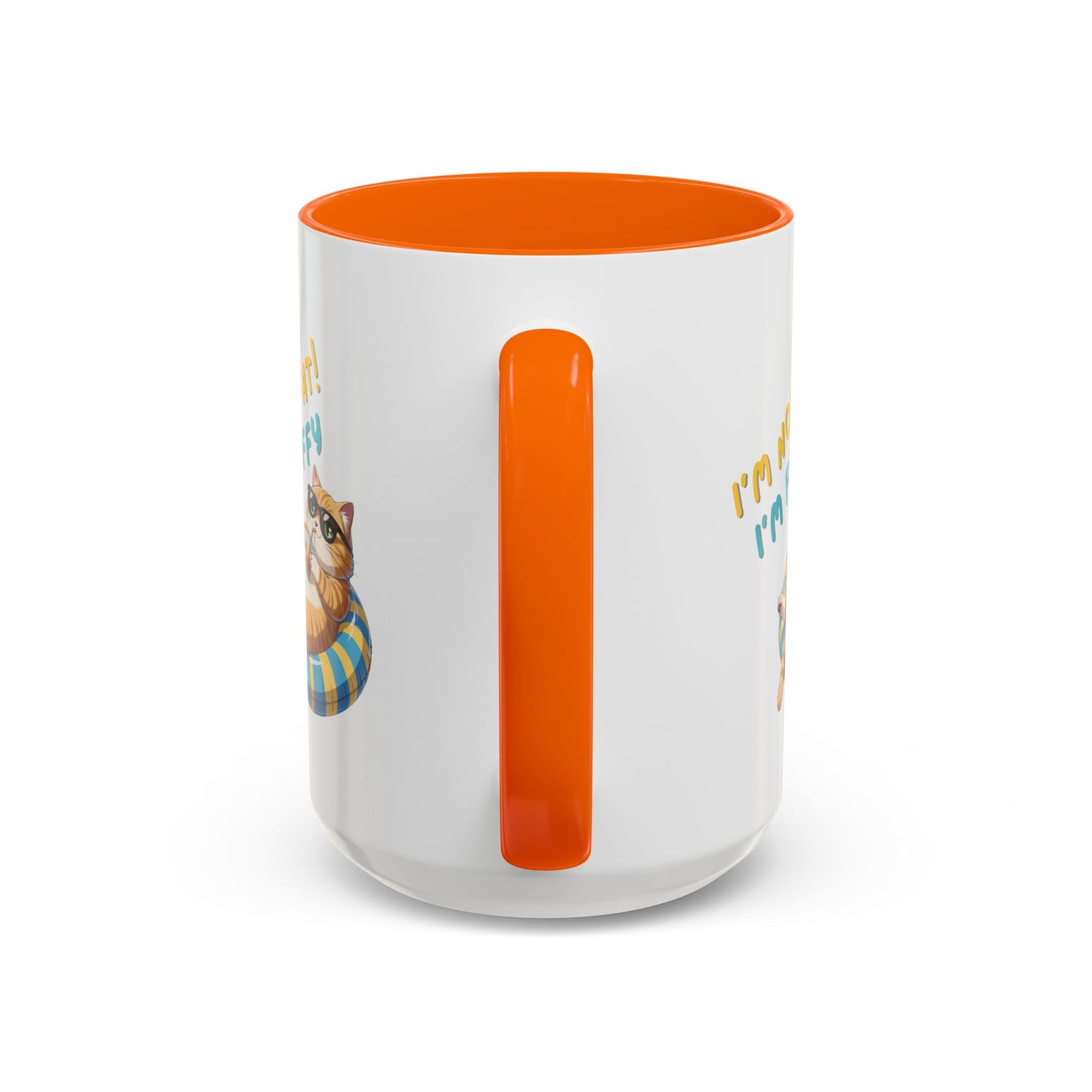 Humor Mug - I'm Not Fat I'm Just Fluffy Cat