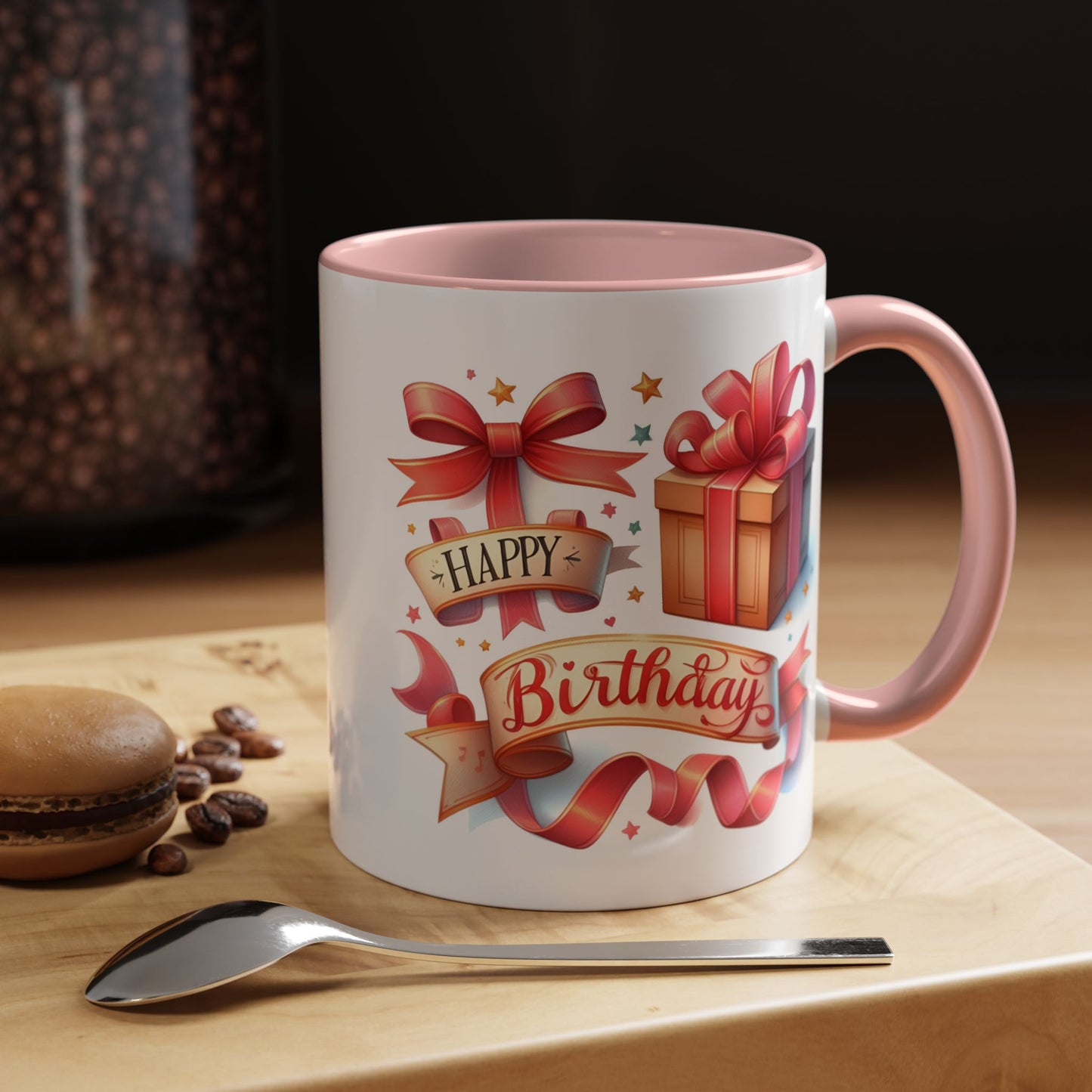 Birthday Mug - Present Ribbon