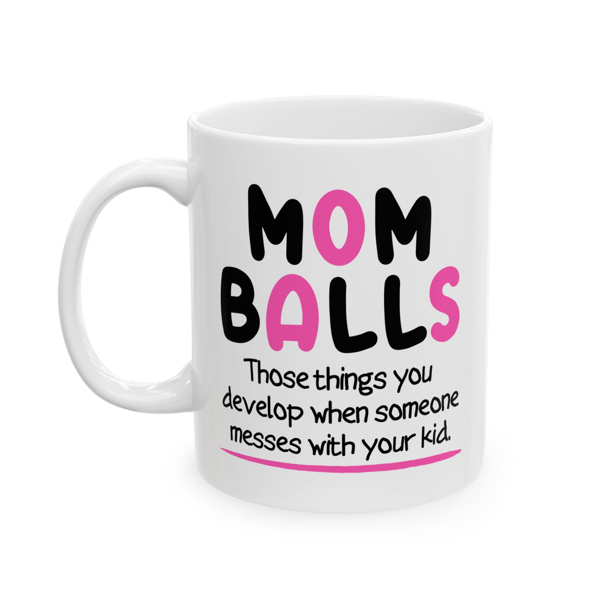 Humor Mug - Mom Balls Those Things You Develop