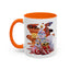 Christmas Mug - Snowman Tree Presents Fireplace