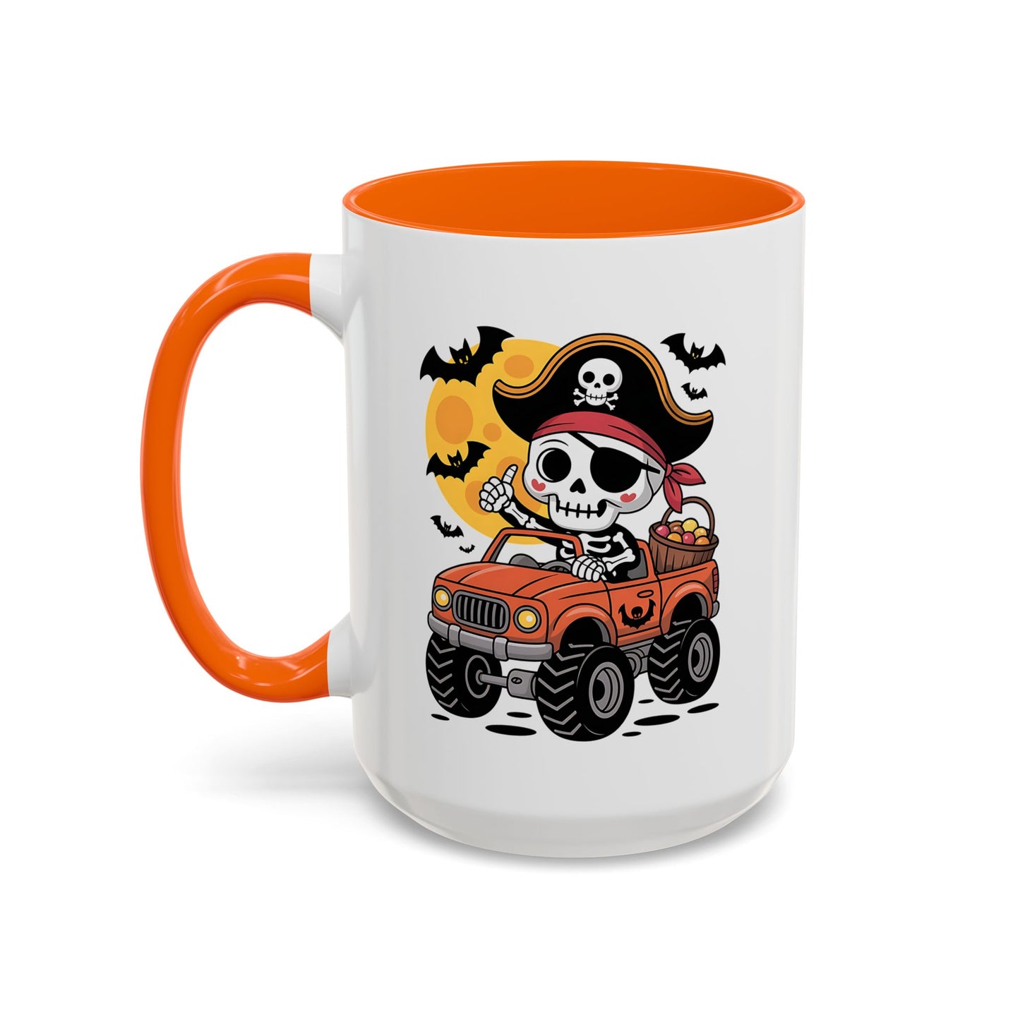 Halloween Mug - Driving Skeleton Pirate
