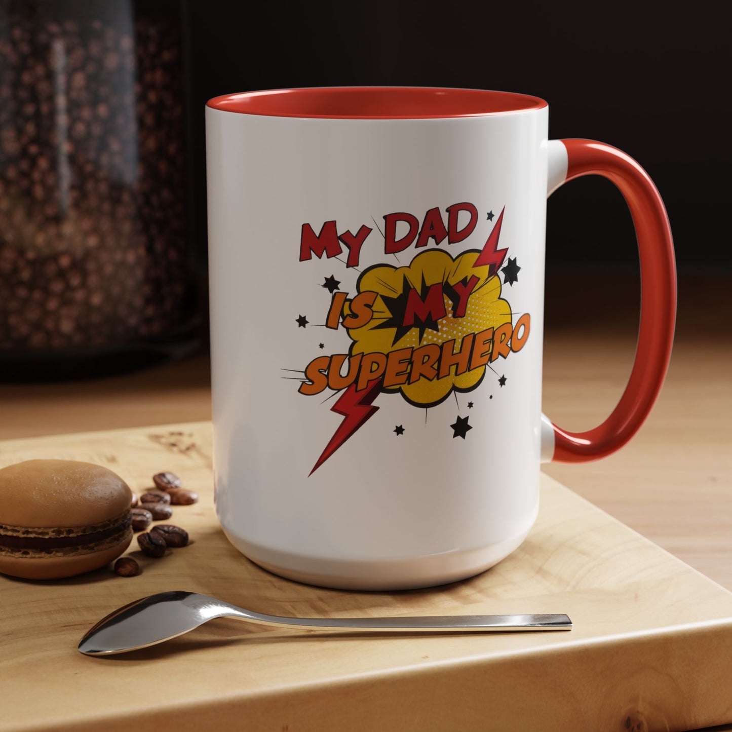 Father's Day Mug - My Dad Superhero