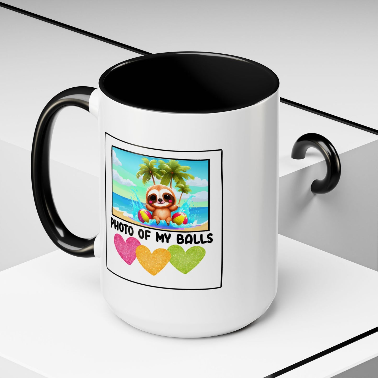 Adult Mug - Photo of My Balls