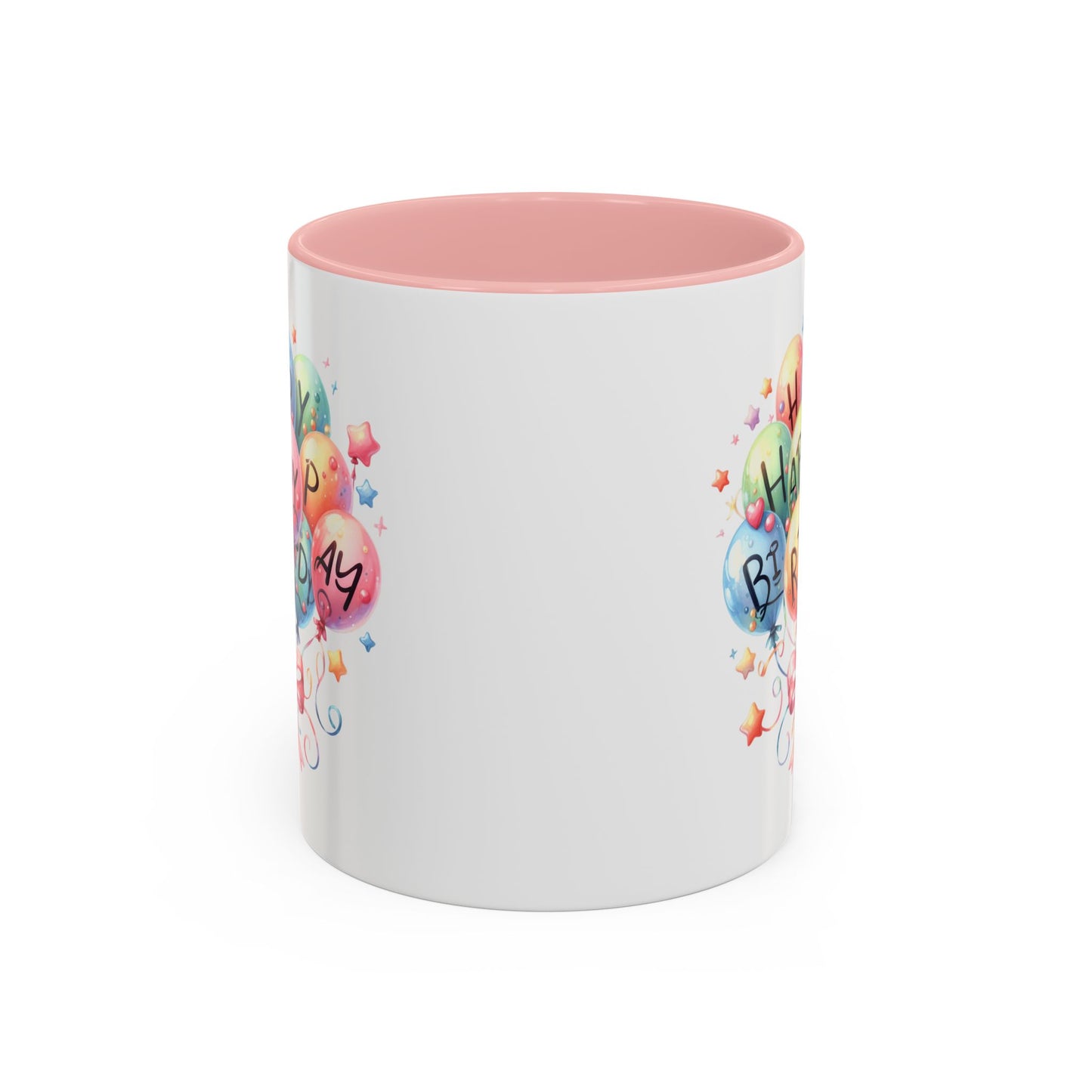 Birthday Mug - Happy Birthday Balloons