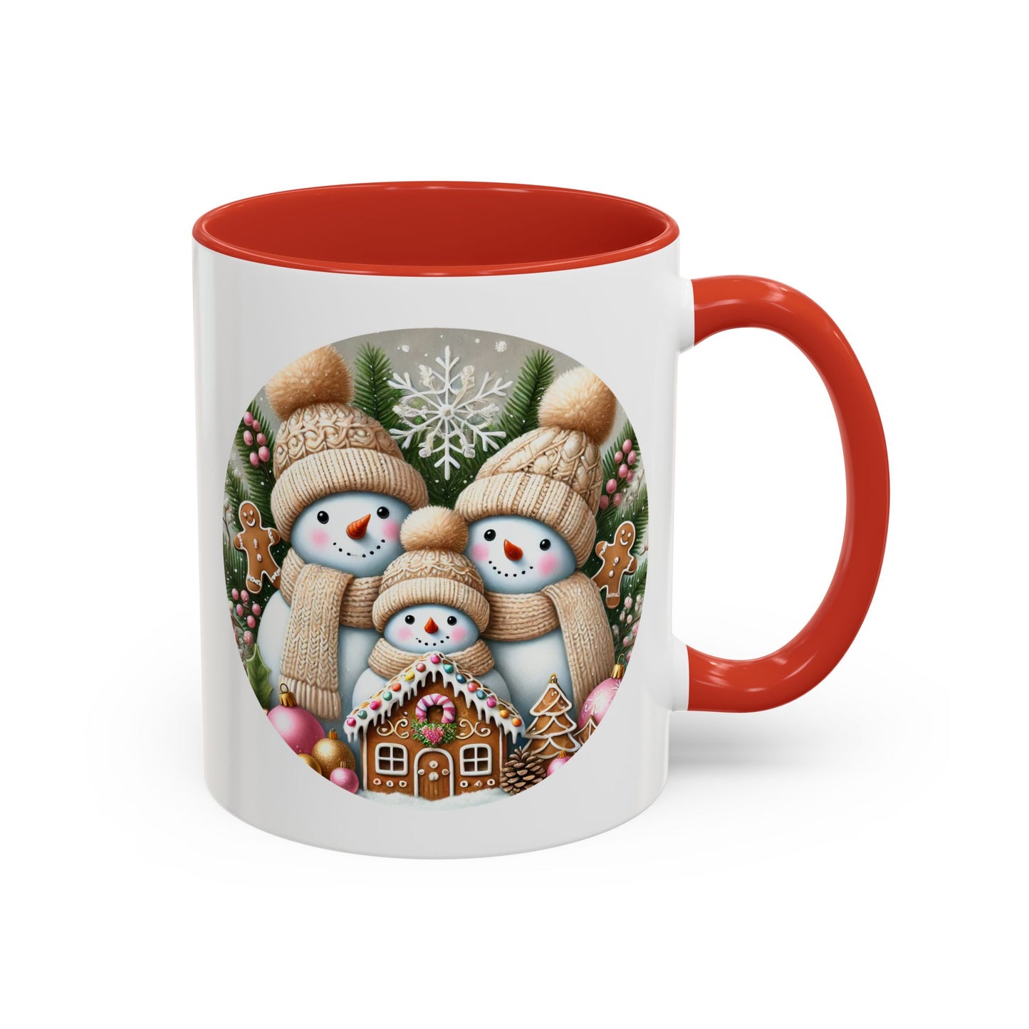 Christmas Mug - Gingerbread Snowman Family