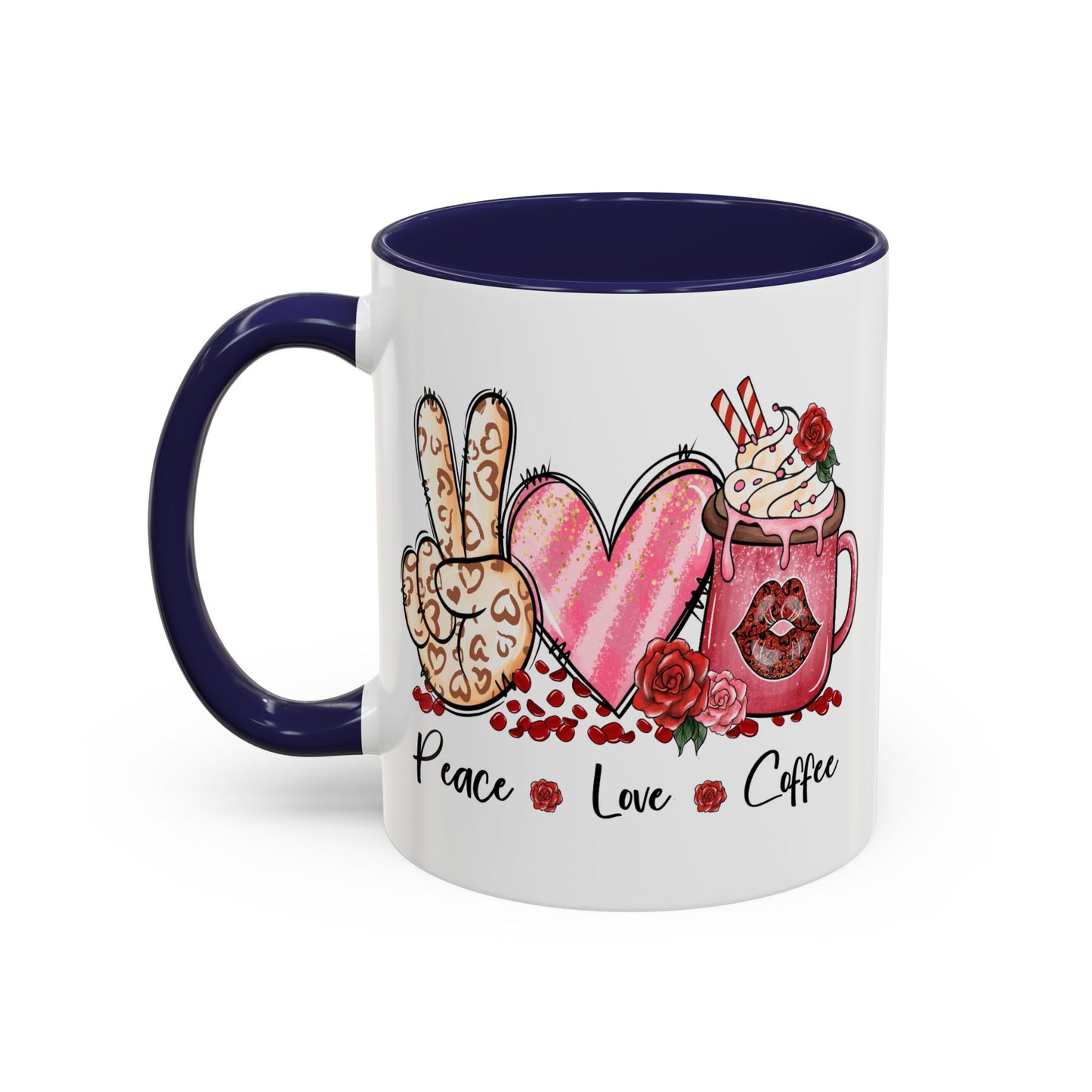 Humor Mug - Peace Love Coffee