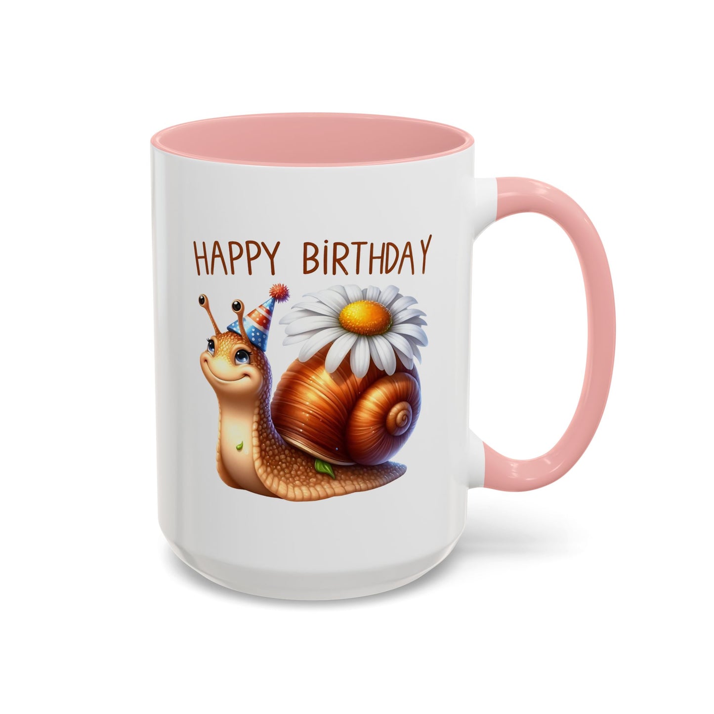 Birthday Mug - Snail Flower
