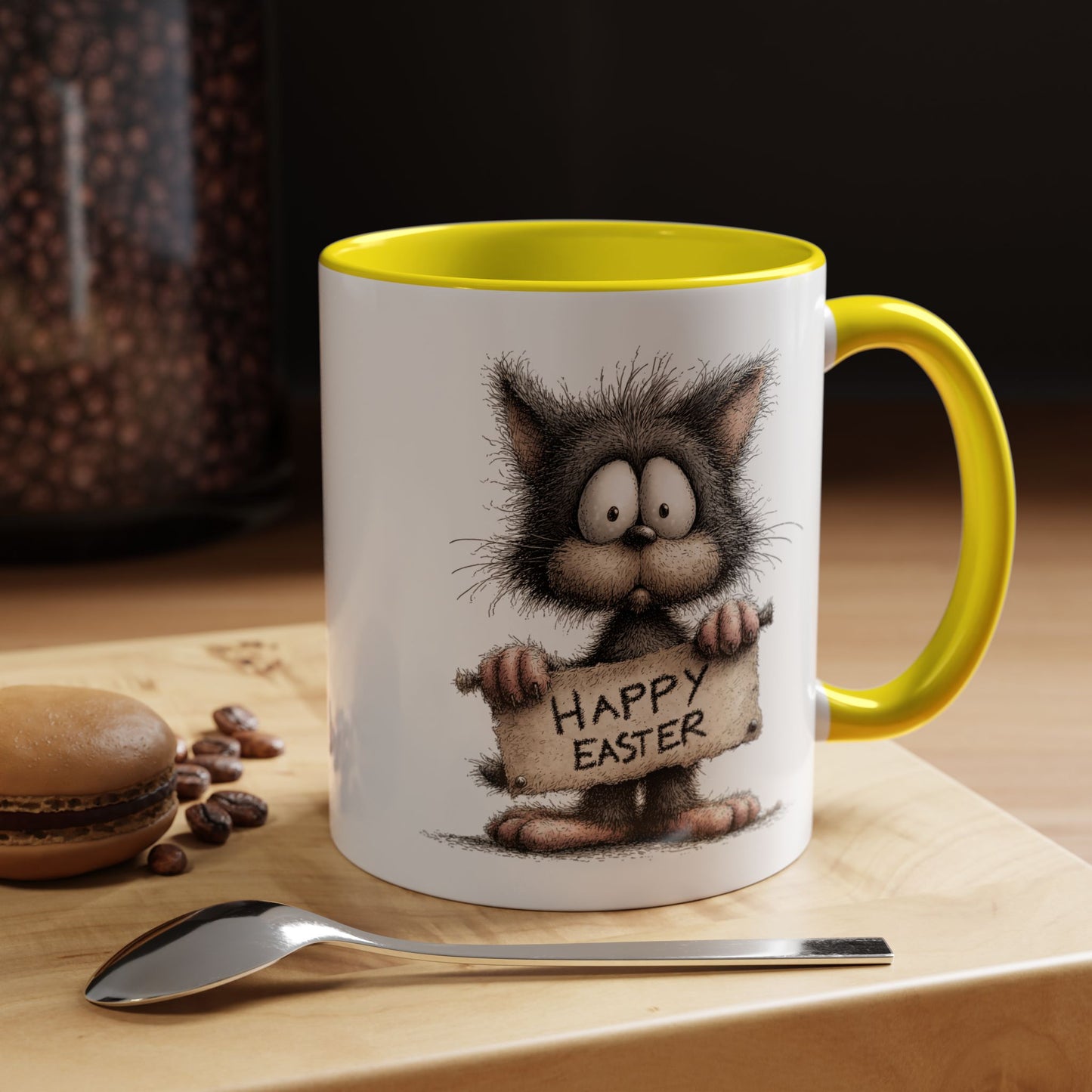 Easter Mug - Happy Easter Cat