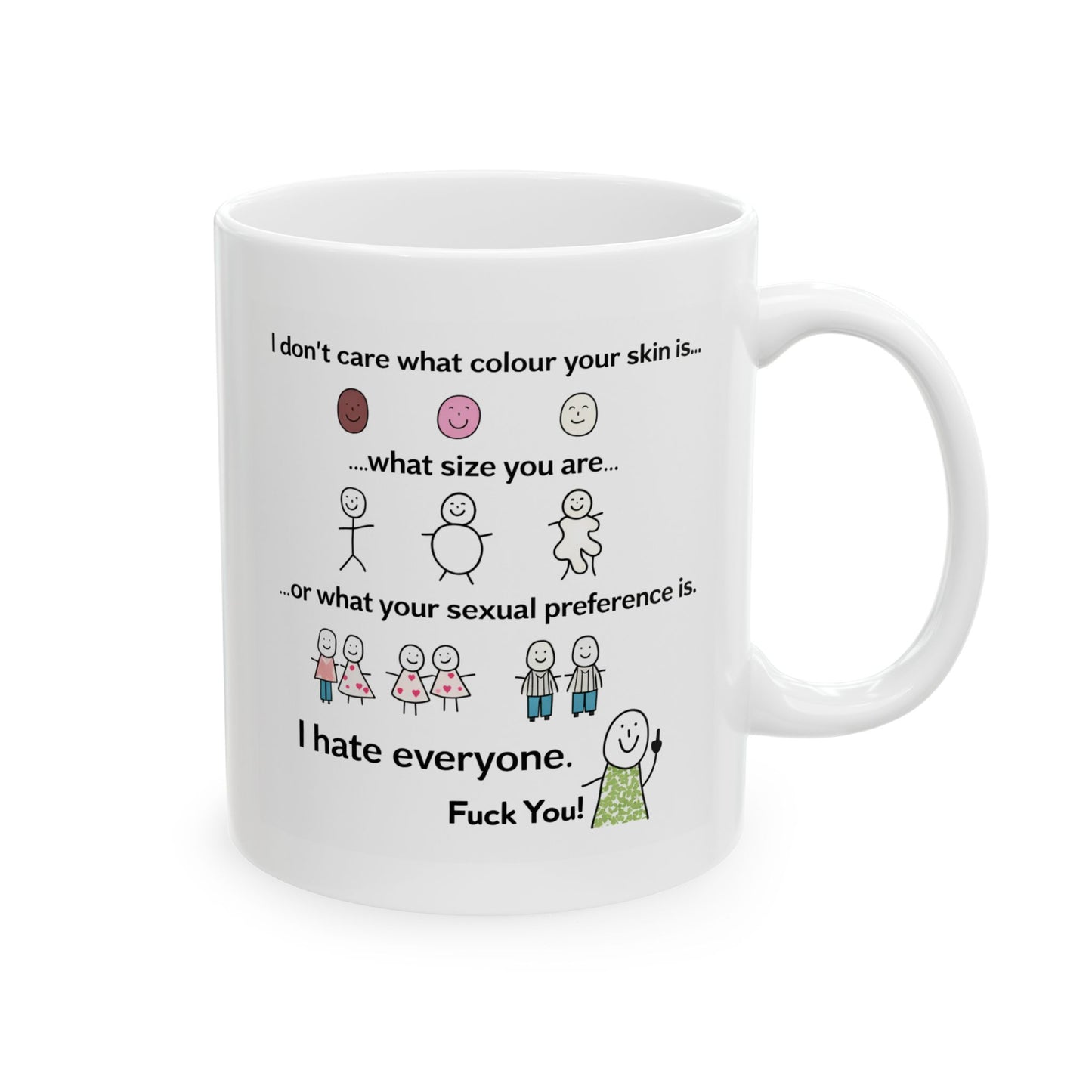 Adult Mug - I Don't Care