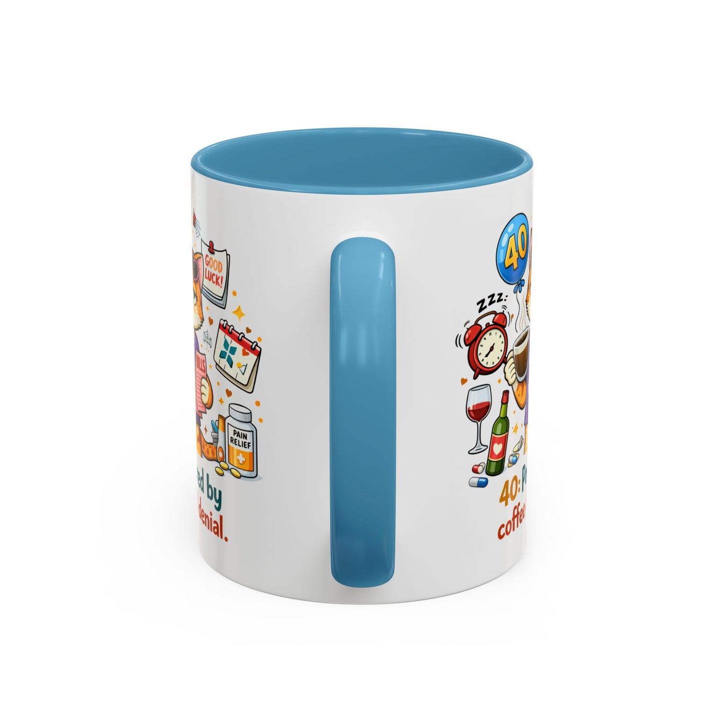 Birthday Mug - 40 Powered By
