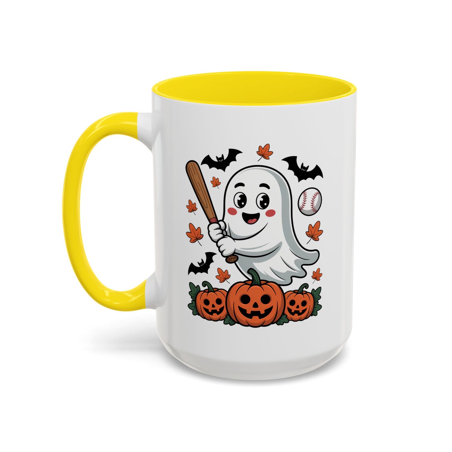 Halloween Mug - Ghost With Baseball Bat
