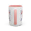 Christmas Mug - Merry Christmas Red Text Puppy Green Top