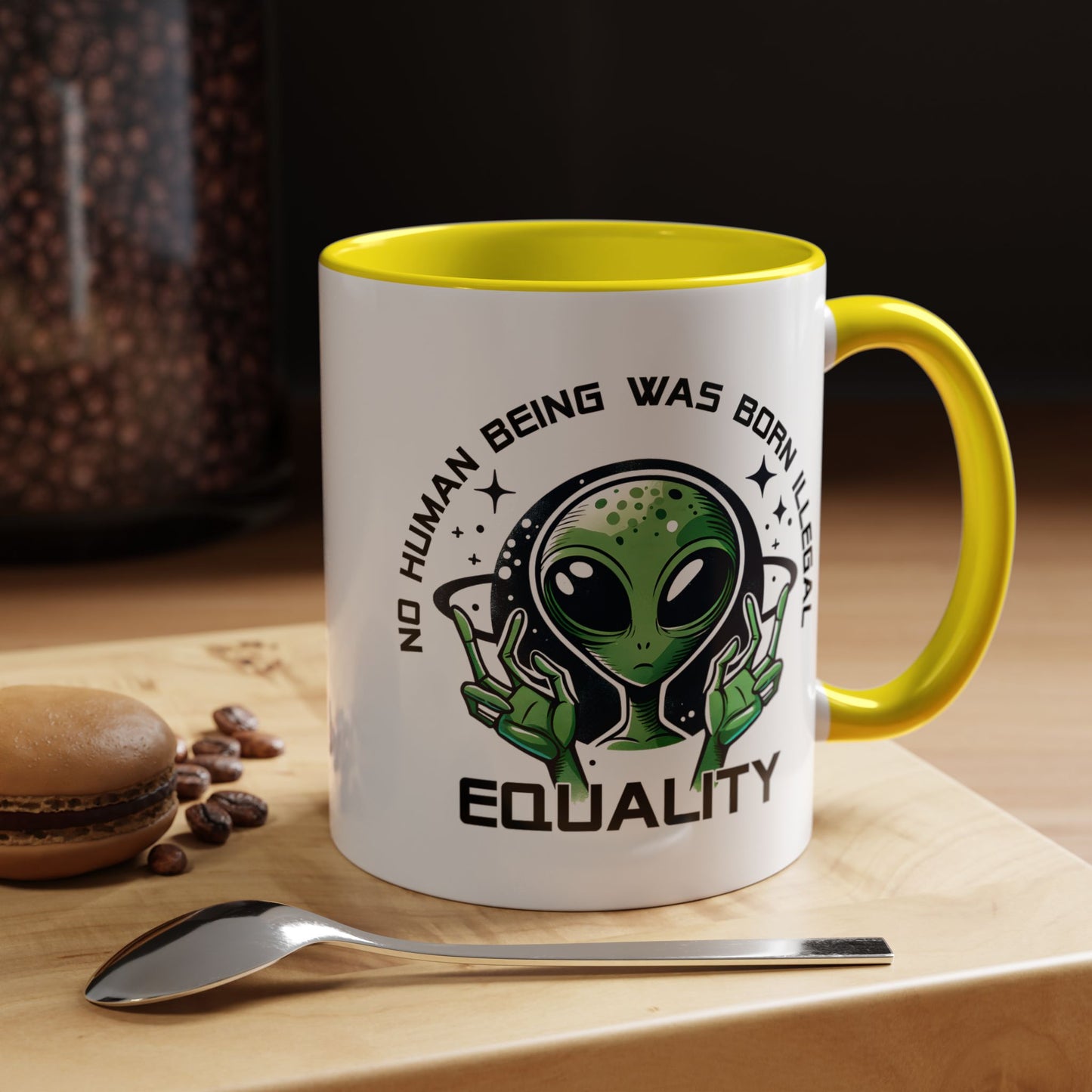Alien Mug - No Human Being