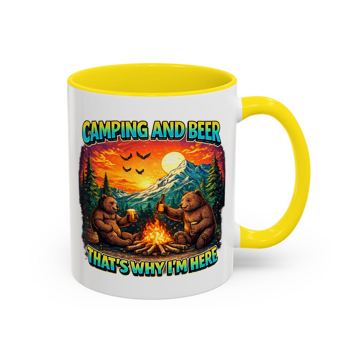 Humor Mug - Camping and Beer